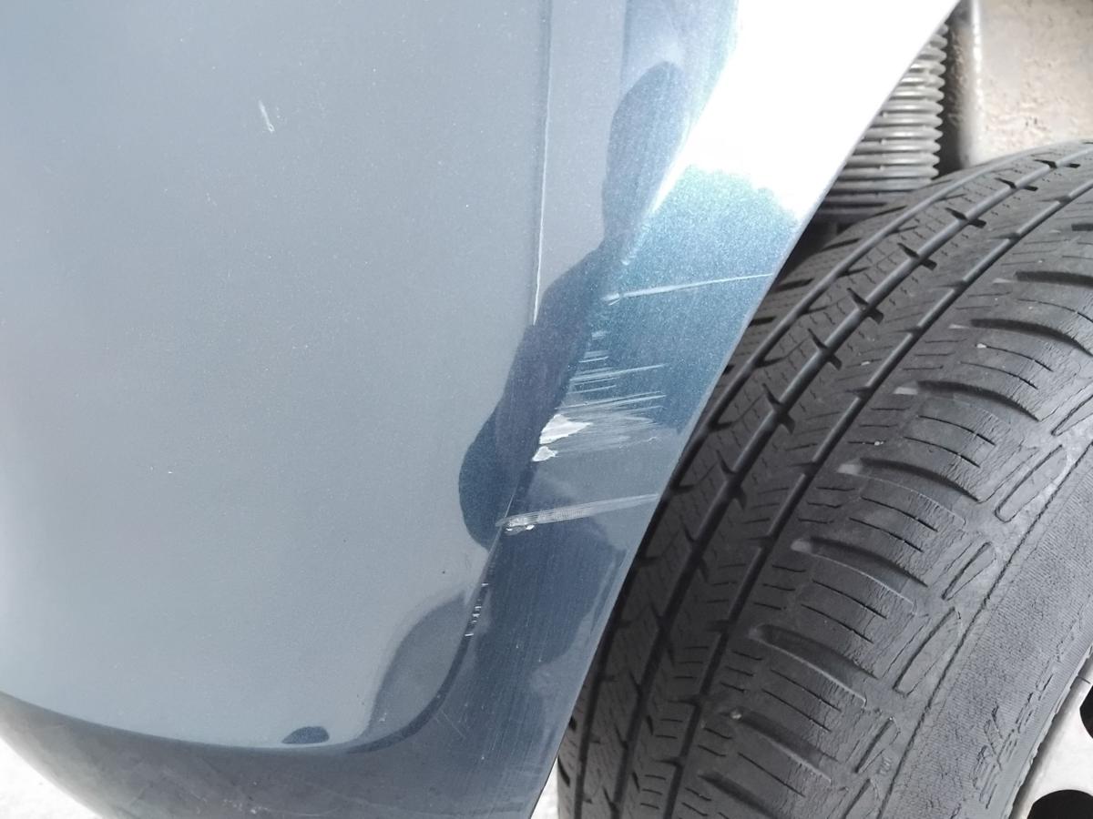 Opel Corsa D original Sto&szlig;stange Sto&szlig;f&auml;nger hinten 5-t&uuml;rig Ozeanblau Z22A BJ2014