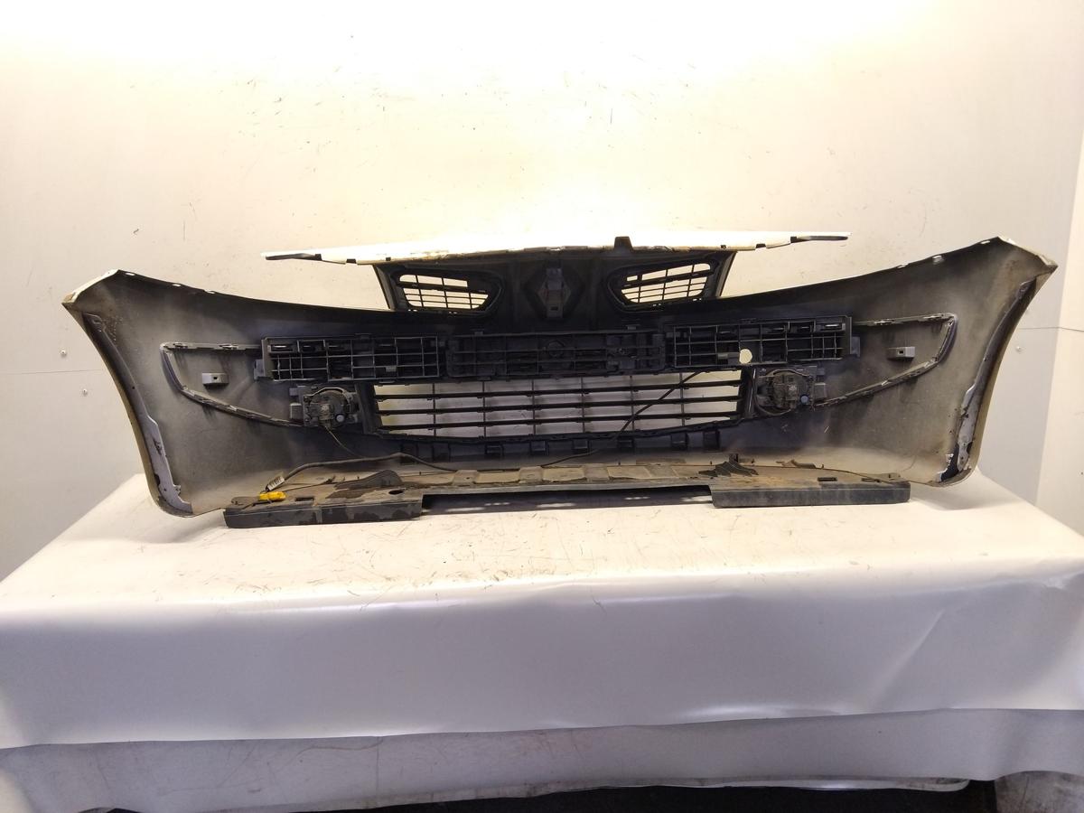 Renault Megane 2 Facelift Sto&szlig;f&auml;nger Sto&szlig;stange vorn silber TED69 Bj.2008