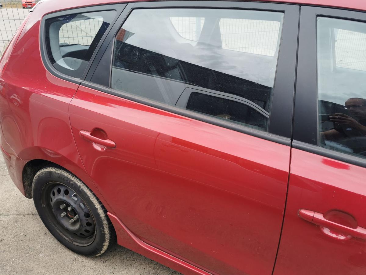 Hyundai I30 CW FD Tür Autotür Rohbautür Fondtür hinten rechts HAT Glowing Red