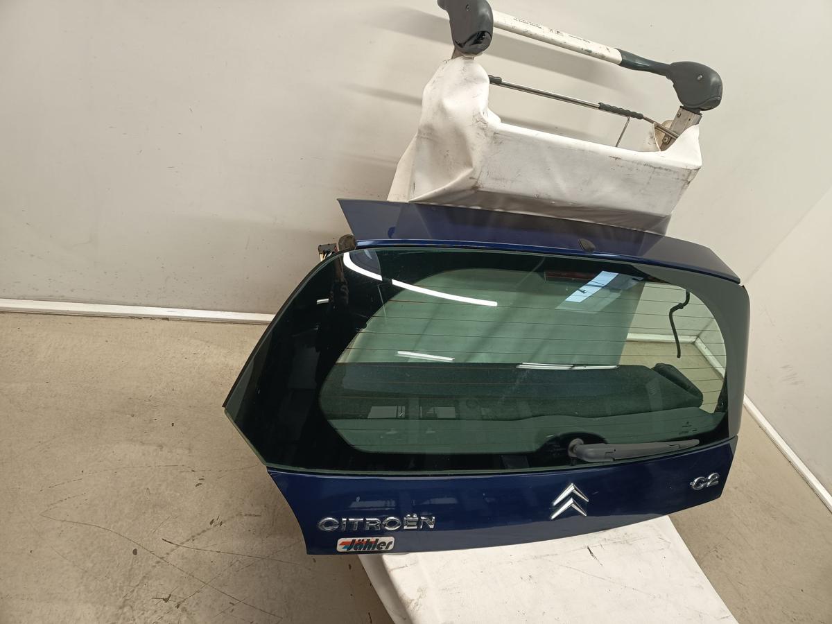 Citroen C2 JAB orig Heckklappe Heckdeckel oben KPU BLAU ORIENTAL B j2005
