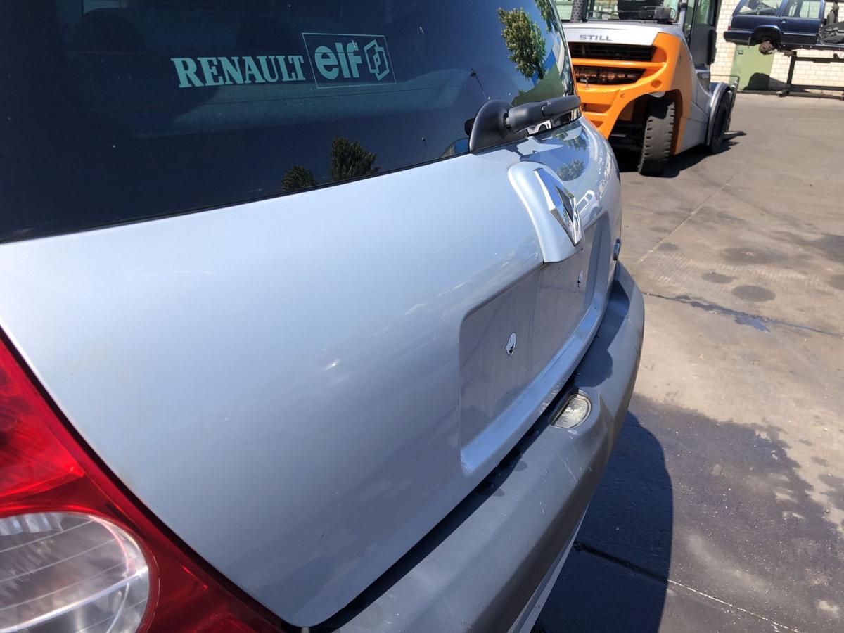 Renault Clio B Phase II original Heckklappe mit Scheibe MV632 Gris Boreal Bj2003