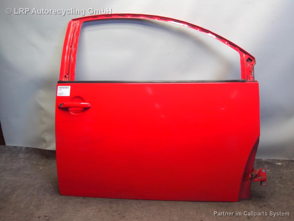 VW New Beetle 9C Tür vorn rechts Beifahrertür rot uni Rohbau BJ1999