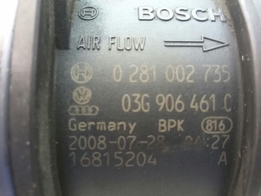 VW Passat 3C BJ2008 original Luftmengenmesser 2.0TDI 103kw *CBAB* 03G906461C