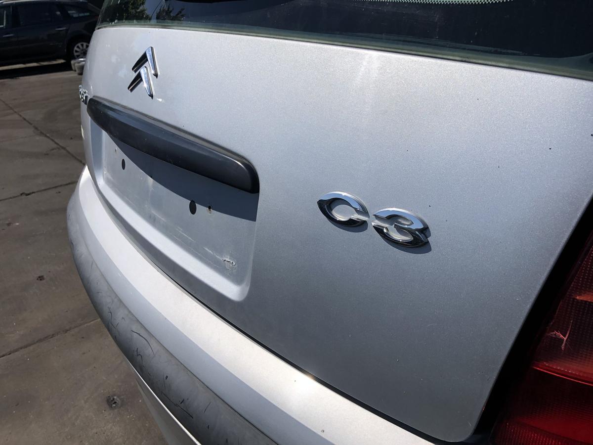 Citroen C3 original Heckklappe mit Scheibe EZR Alugrau Bj 2003