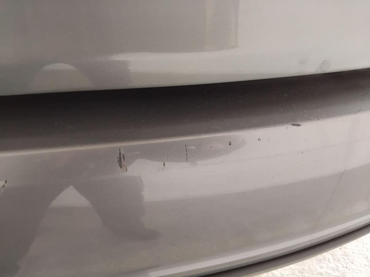 VW Golf Plus 5M original Sto&szlig;f&auml;nger Sto&szlig;stange hinten BJ2006 LA7T unitedgrey