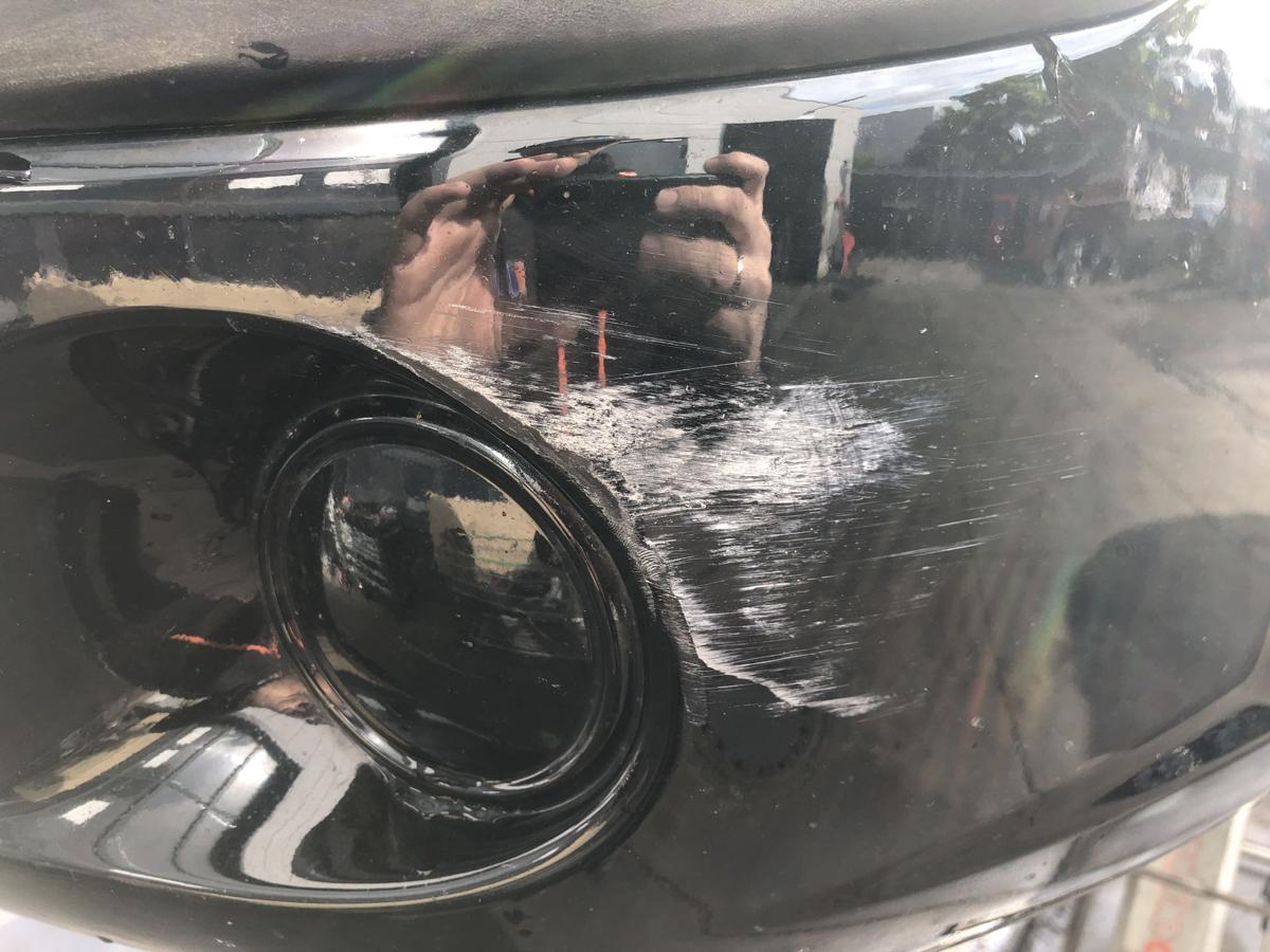 Hyundai Getz original Stoßstange Fänger vorn/Front EB Obsidianschwarz Bj 2008