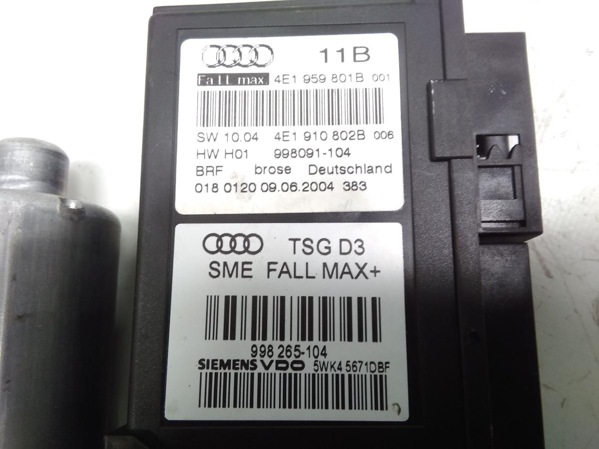 Audi A8 4E original Fensterhebermotor vorn links mit T&uuml;rsteuerger&auml;t BJ2004