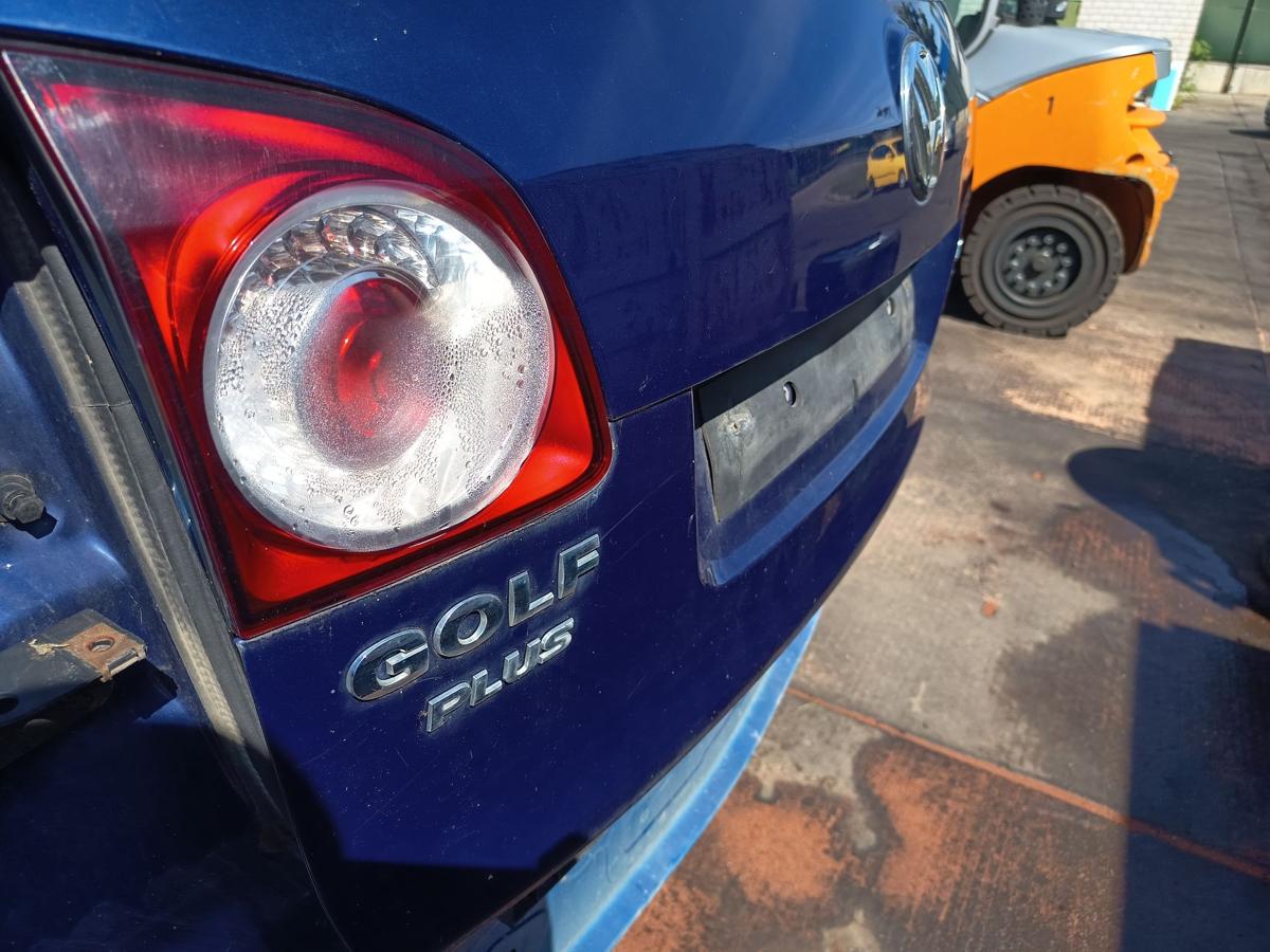 VW Golf Plus 5M original Heckklappe mit Scheibe D5Q Shadow Blue Bj 2006