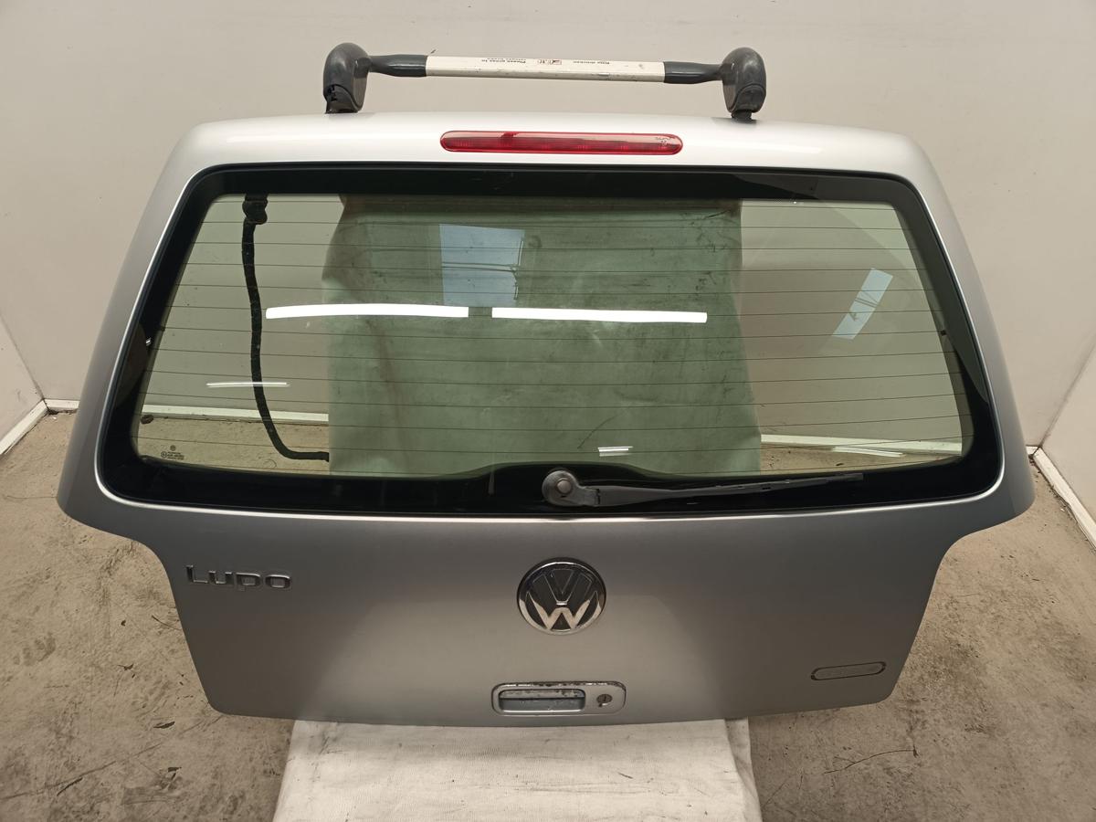 VW Lupo 6X Bj 2002 orig Heckklappe mit Scheibe Deckel hinten LA7W Reflexsilber