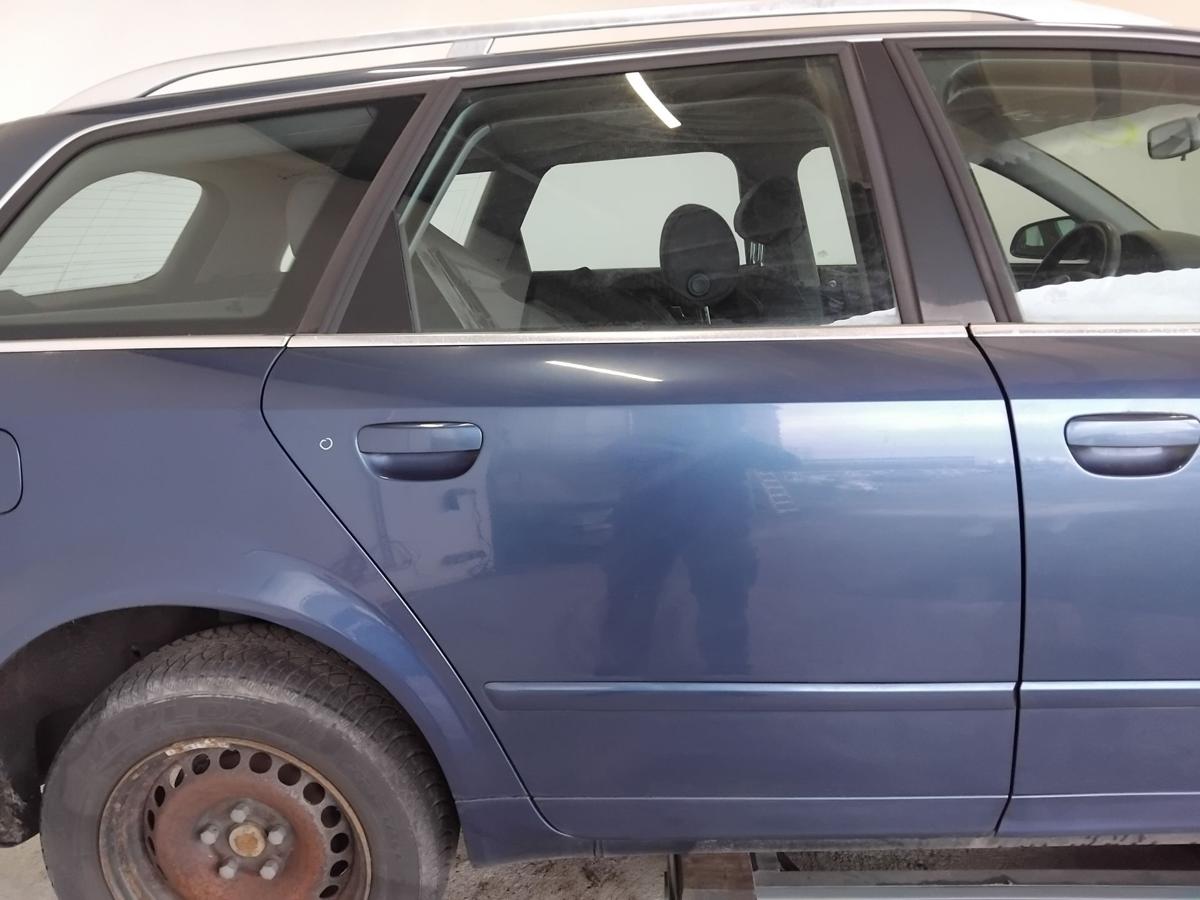 Audi A4 8E B6 Avant Tür hinten rechts LZ5C Mauritiusblaumetallic BJ2003 Kombi