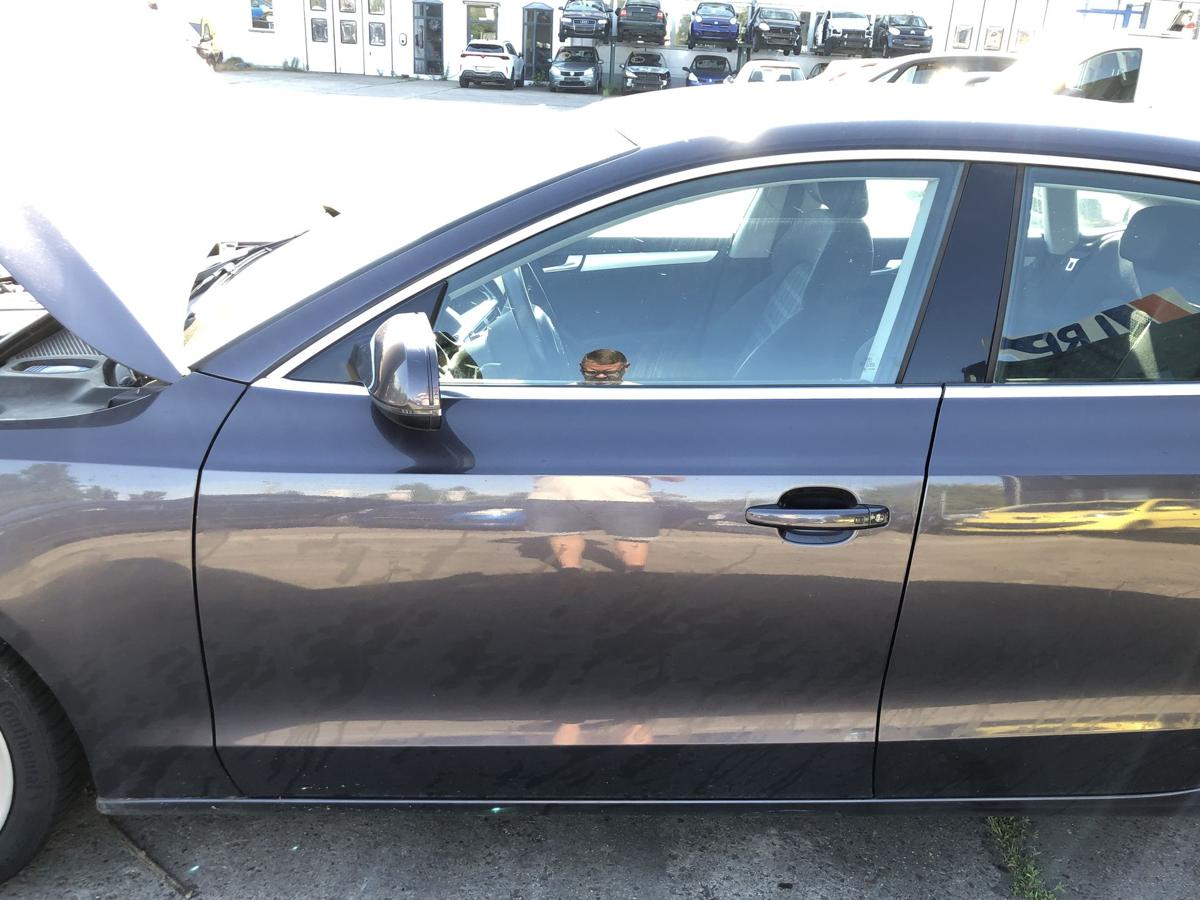 Audi A5 8T Sportback T&uuml;r vorn links Fahrert&uuml;r Rohbau 5 t&uuml;rer LZ4X Amethystgrau