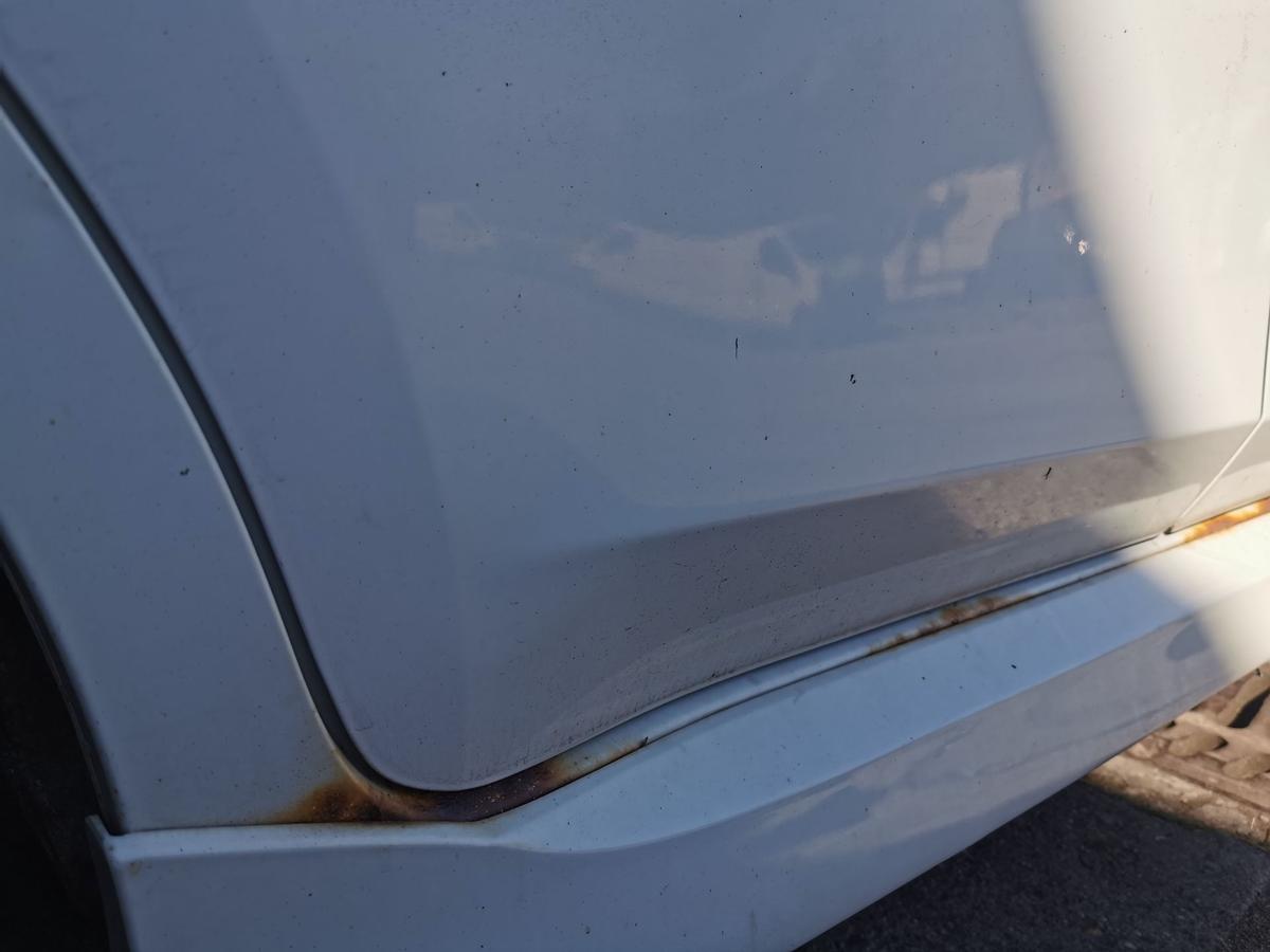 Daihatsu Materia M401 Tür Autotür Rohbautür Fondtür hinten rechts W09 White ROST