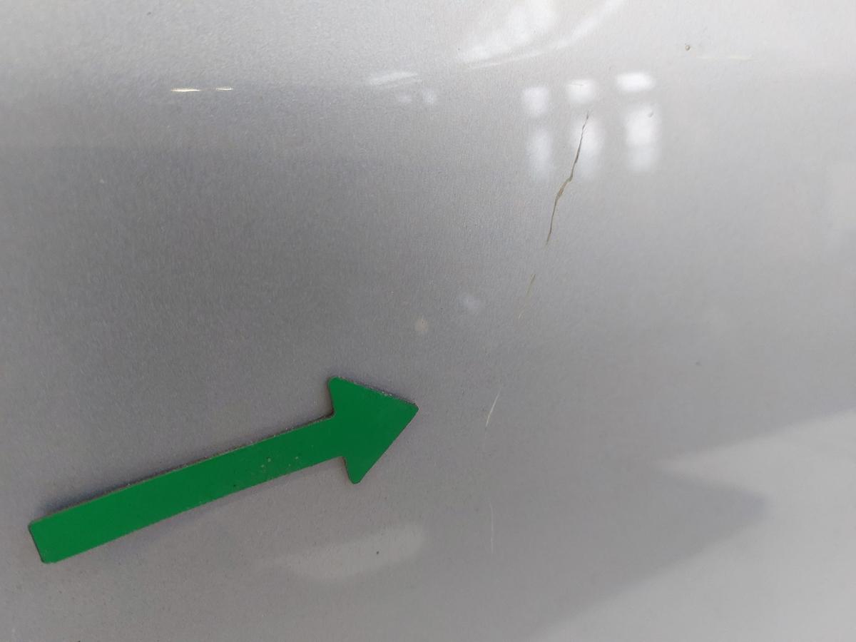 VW Touran 1T T&uuml;r hinten links Fondt&uuml;r im Rohbau LA7W Reflexsilber 03 bis10