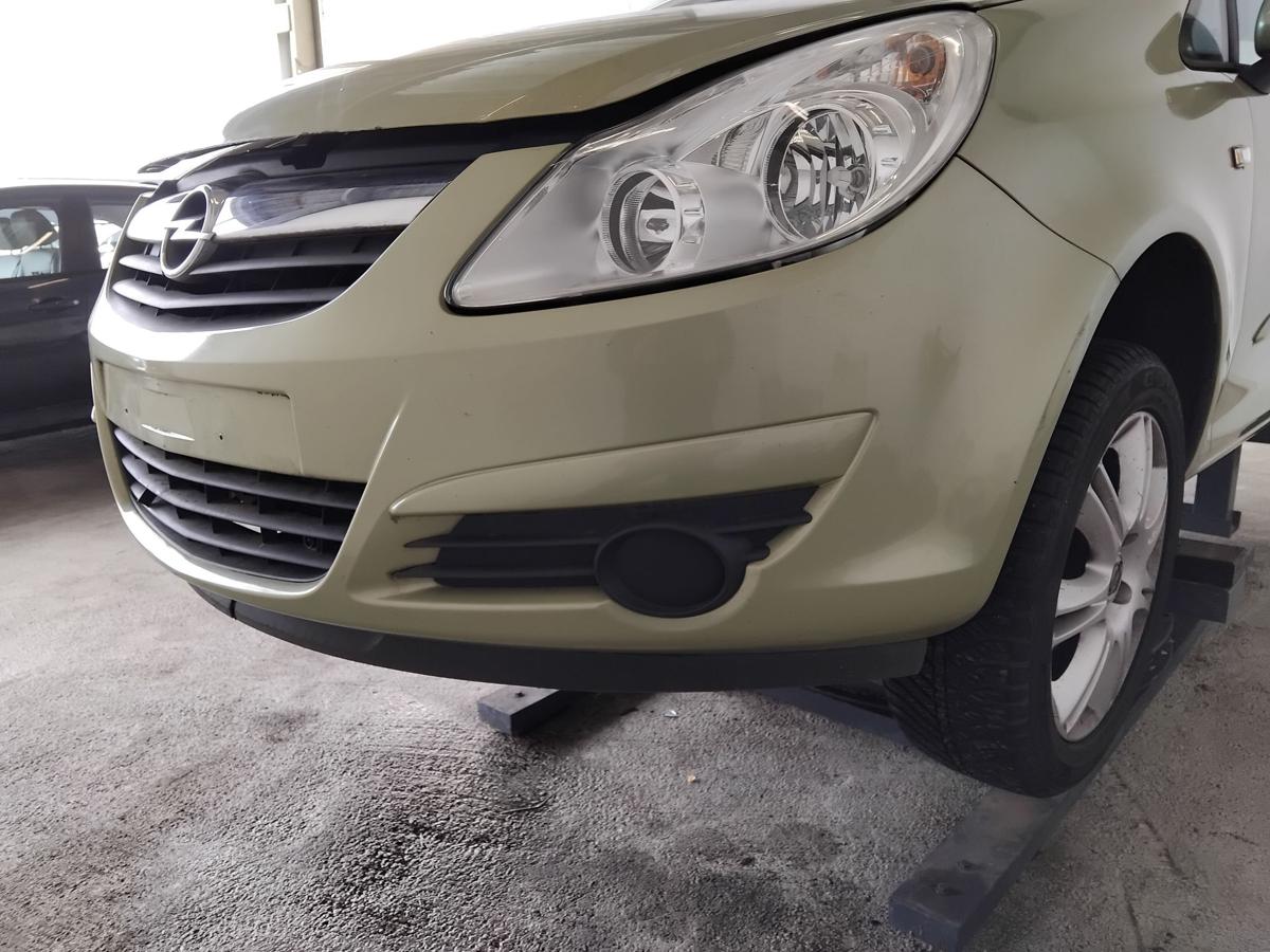 Opel Corsa D original Sto&szlig;stange Sto&szlig;f&auml;nger vorn Z30E Green Tea Metallic BJ2006