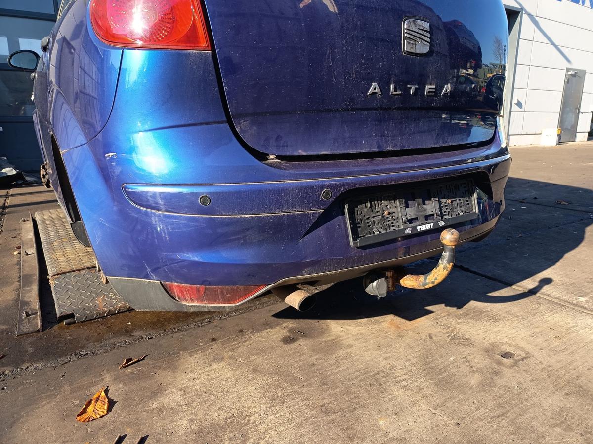 Seat Altea 5P orig Stoßstange hinten Stoßfänger LS5S Blau Bj 2005