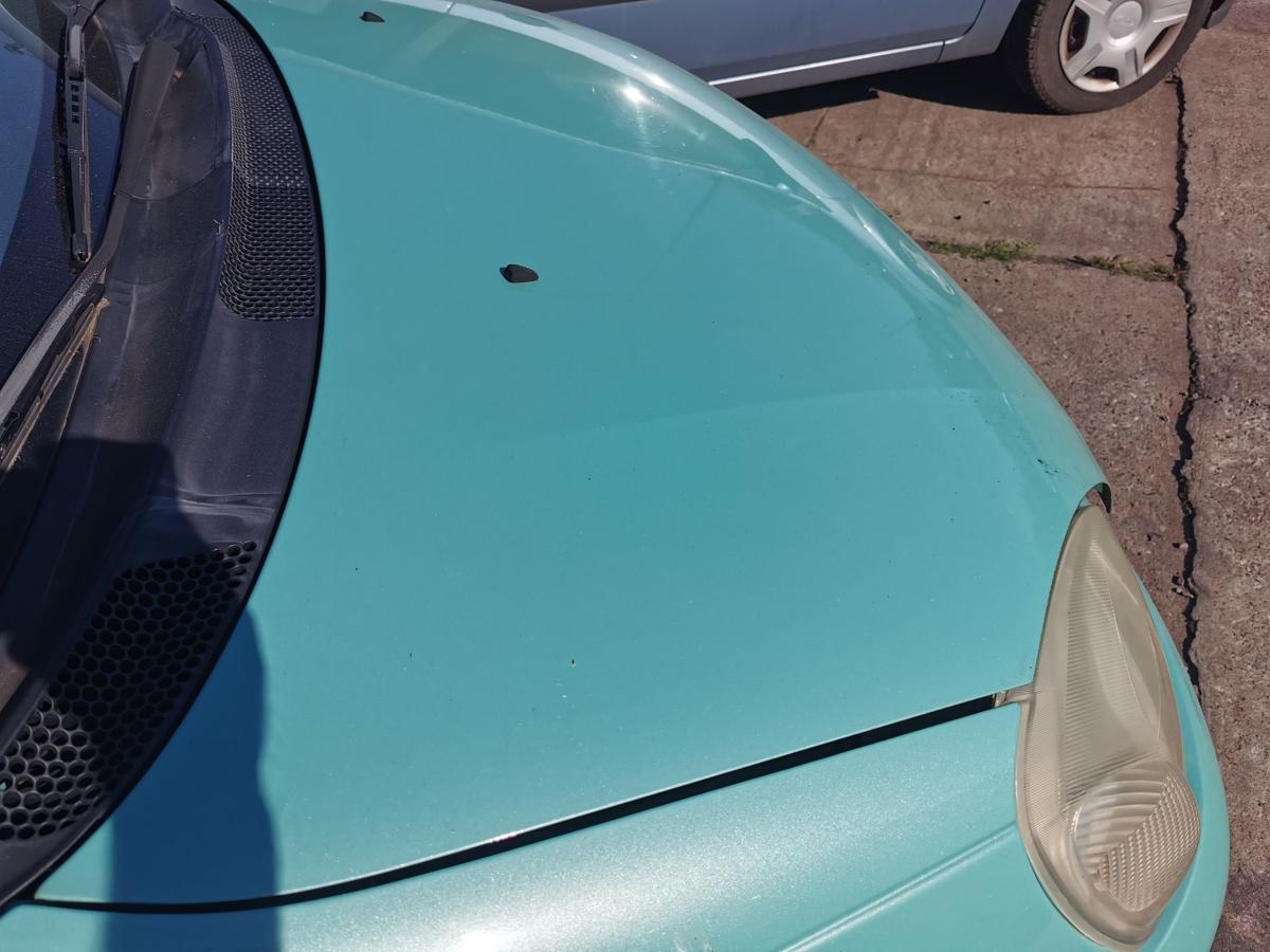 Toyota Yaris XP10 Motorhaube Haube Klappe Deckel Bonnet vorn 764 Light Aqua Met