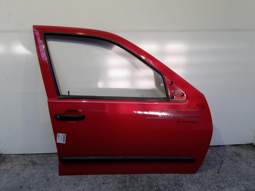 VW Caddy 9K BJ 2002 Tür vorn rechts Beifahrertür Rot