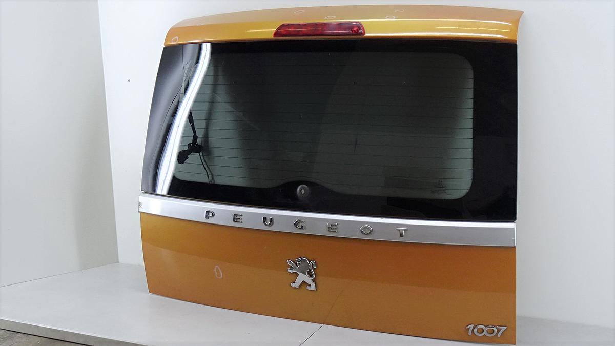 Peugeot 1007 BJ2006 Heckklappe mit Scheibe KHW-Orange Salamanque