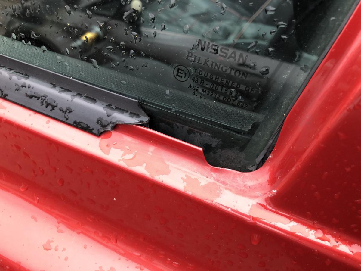 Nissan Micra K12 Tür vorn links Fahrertür 5 türer A32 Emotion Red Dellen Rohbau