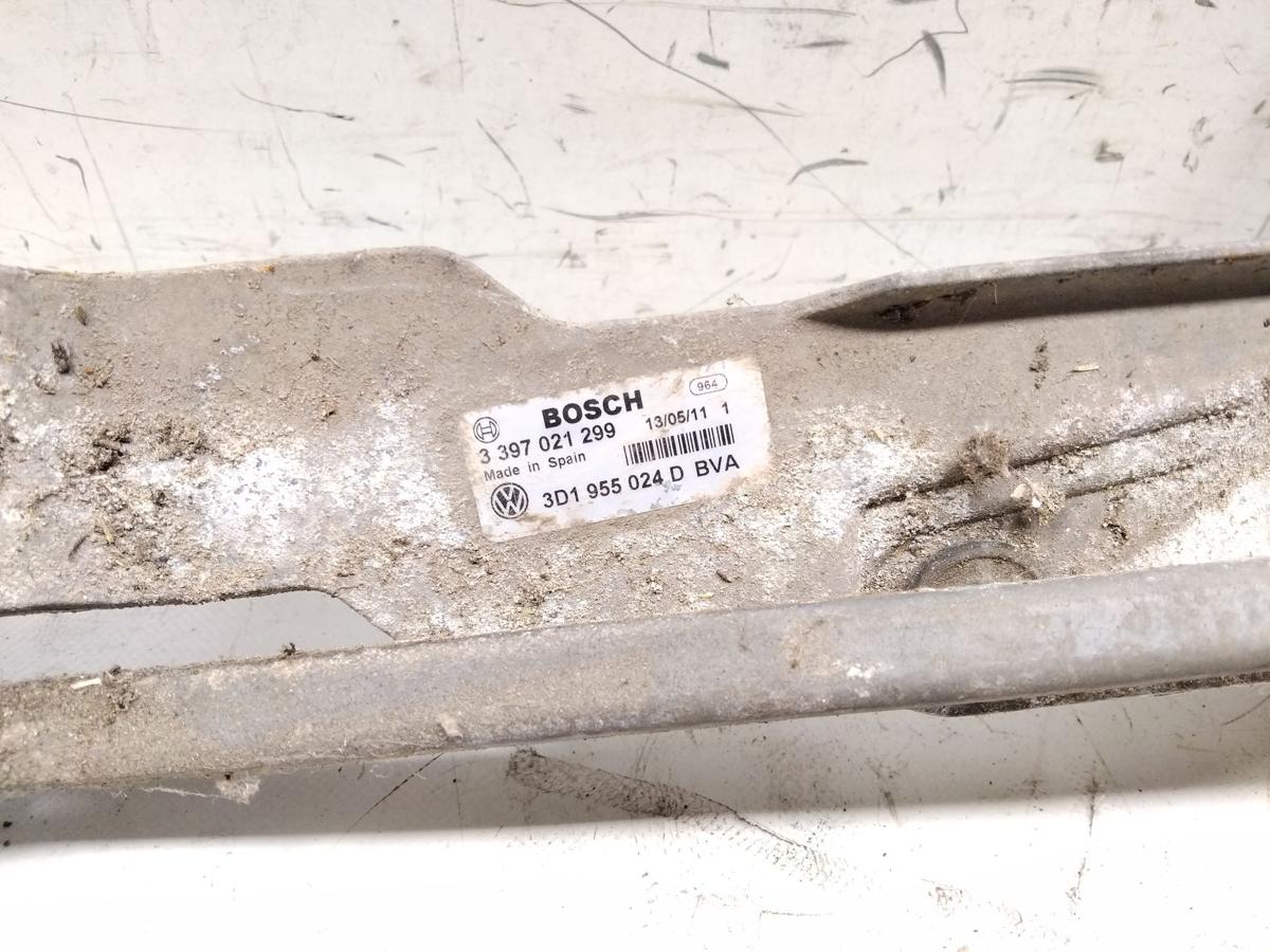 VW Phaeton GP3 original Wischermotor mit Wischergest&auml;nge vorn rechts BJ2011