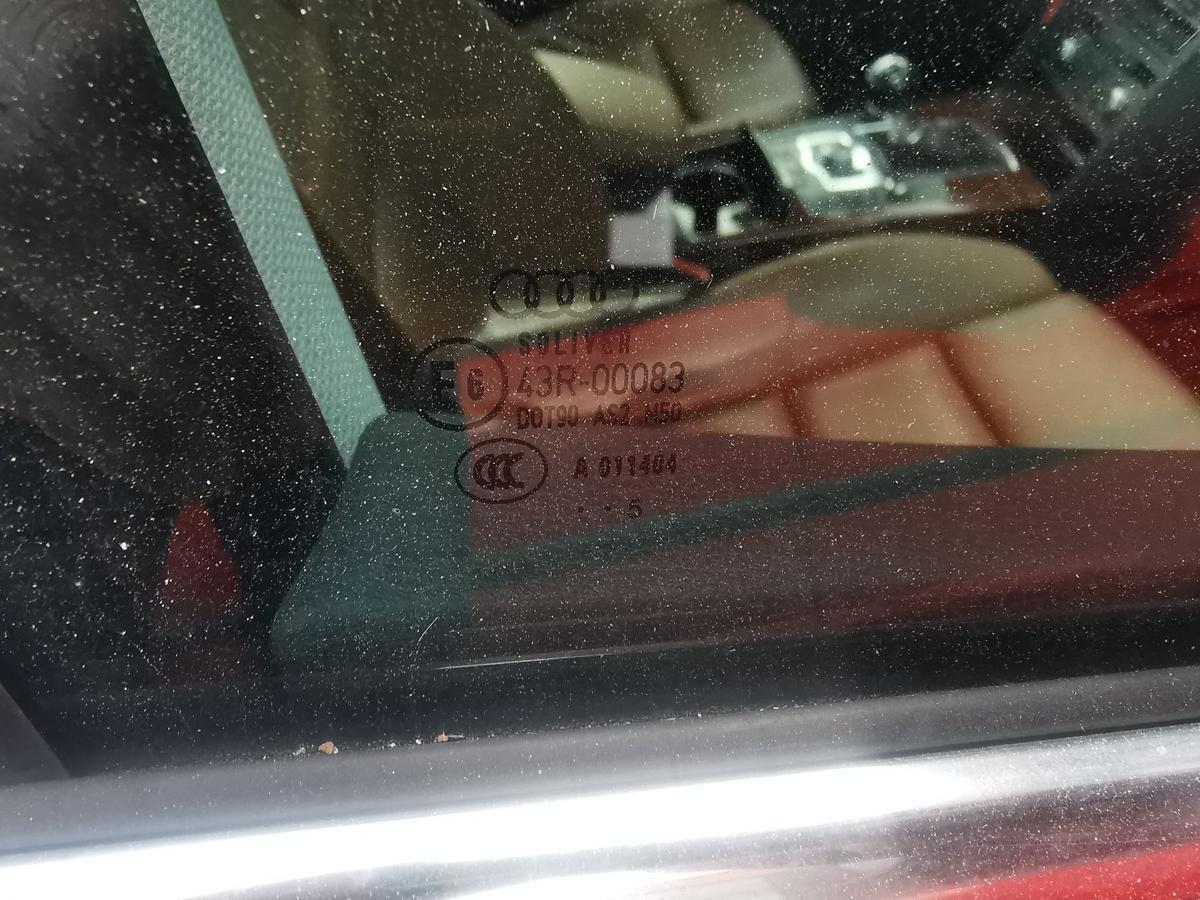 Audi A6 4F Türscheibe Kurbelscheibe Scheibe vorn rechts grün getönt