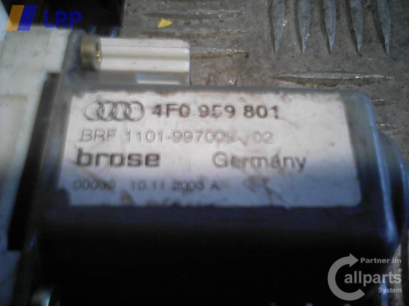 Audi A6 C6 4F Motor Fensterheber vorn links 4F0959801 BJ2004