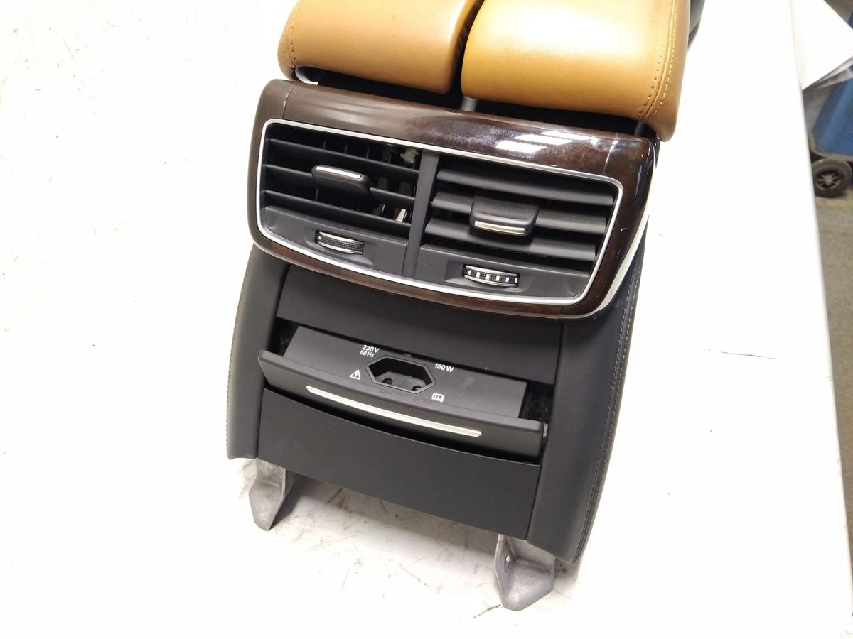 Audi A8 D4 4H Lang orig Mittelkonsole vorn Leder soul mit Doppelarmlehne BJ2015