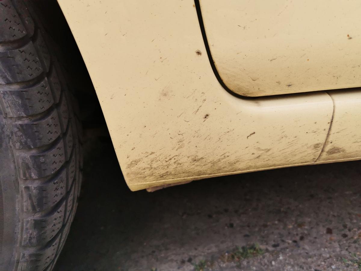 Fiat Panda 169 Kotflügel Fender Seitenwand vorn links 541 Giallo Ottimista Gelb