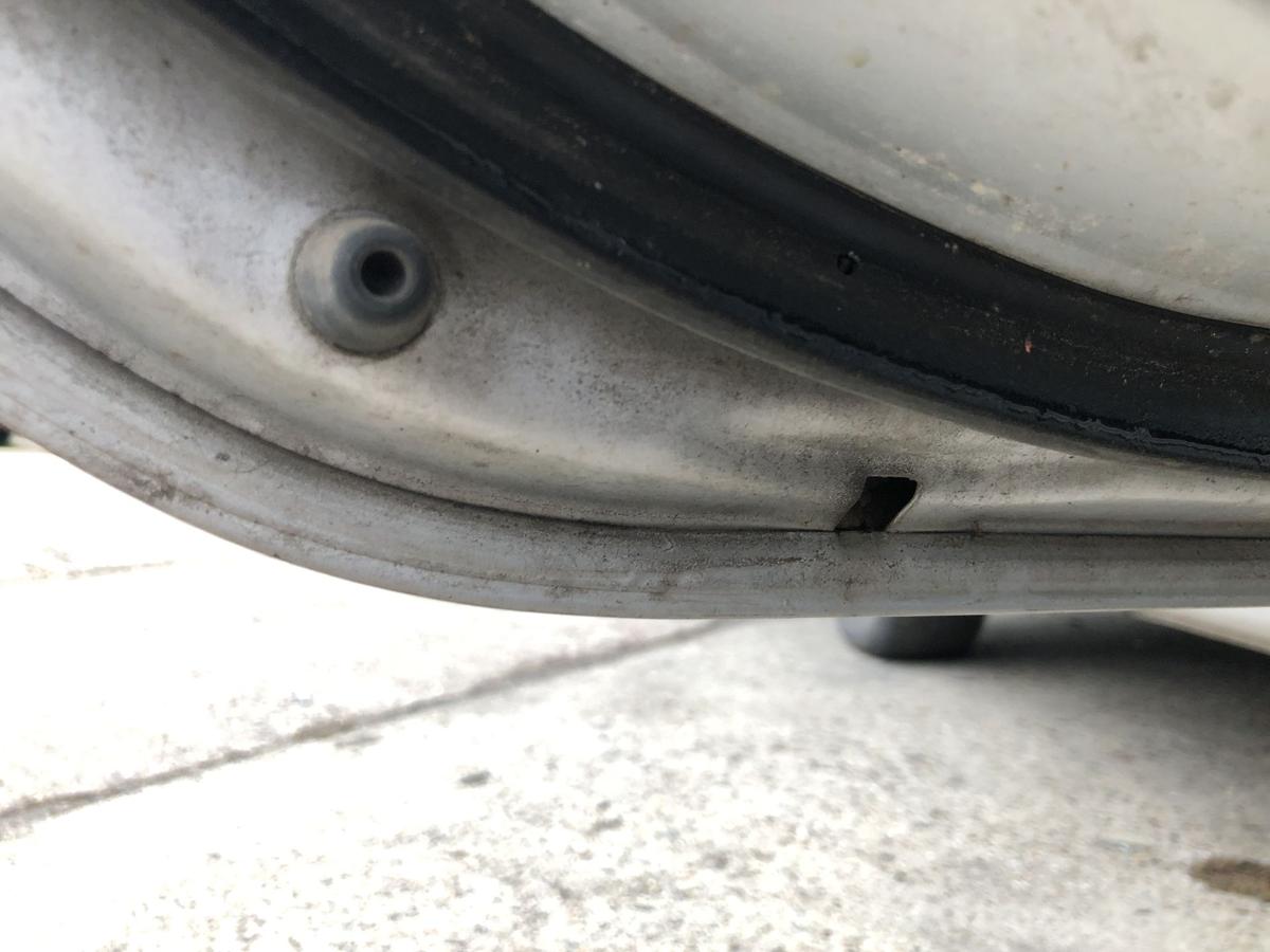Hyundai i10 PA Tür hinten links Fondtür Rohbau HD Sleek Silver Metallic