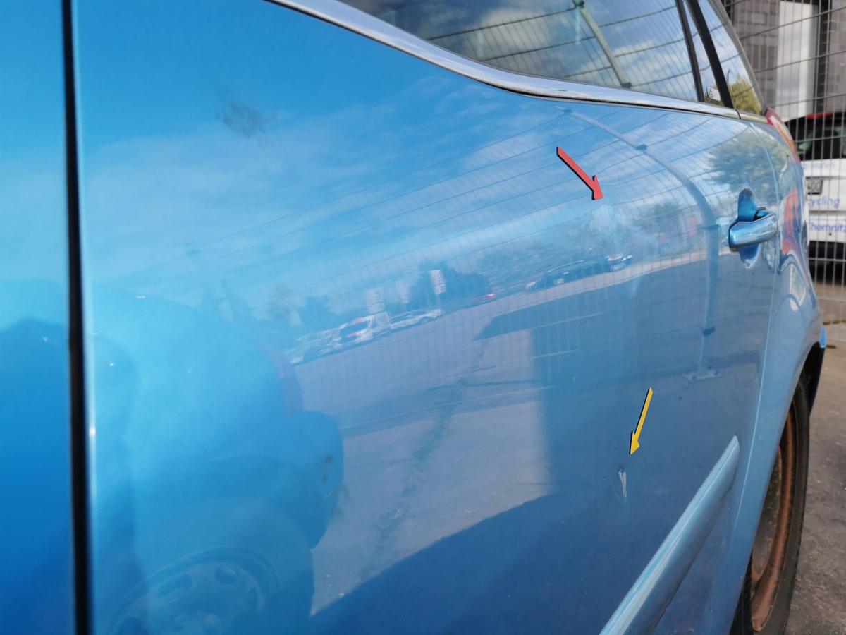 Citroen C4 Picasso U Tür Autotür Rohbautür vorn rechts KNY Blau Tivoli DELLE
