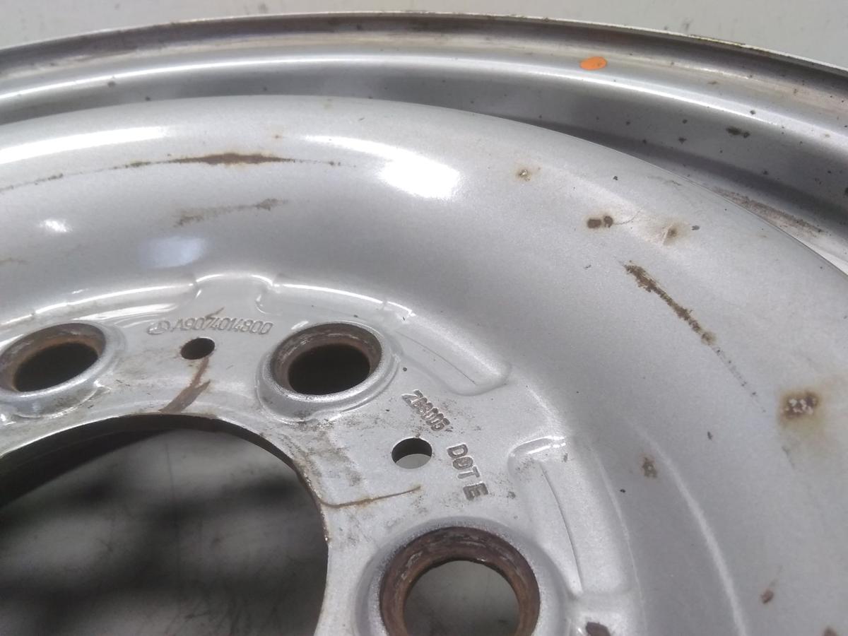 Mercedes Sprinter 907 original Stahlfelge 6.5Jx16H2 ET54 A9074014800 Bj.2018 Mercedes Sprinter 907 original Stahlfelge 6.5Jx16H2 ET54 A9074014800 Bj.2018