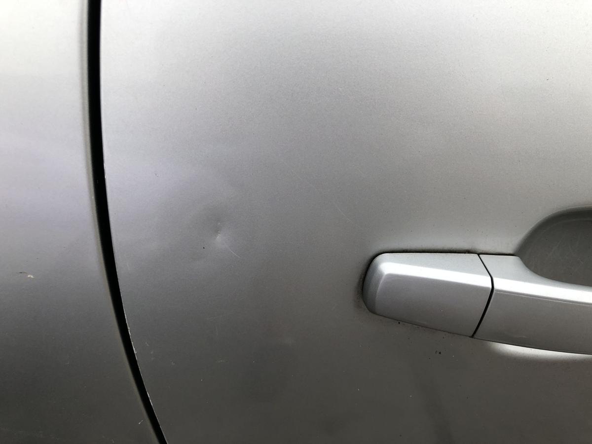 Opel Corsa D T&uuml;r vorn rechts Beifahrert&uuml;r im Rohbau 2AU Starsilber 3 t&uuml;rer