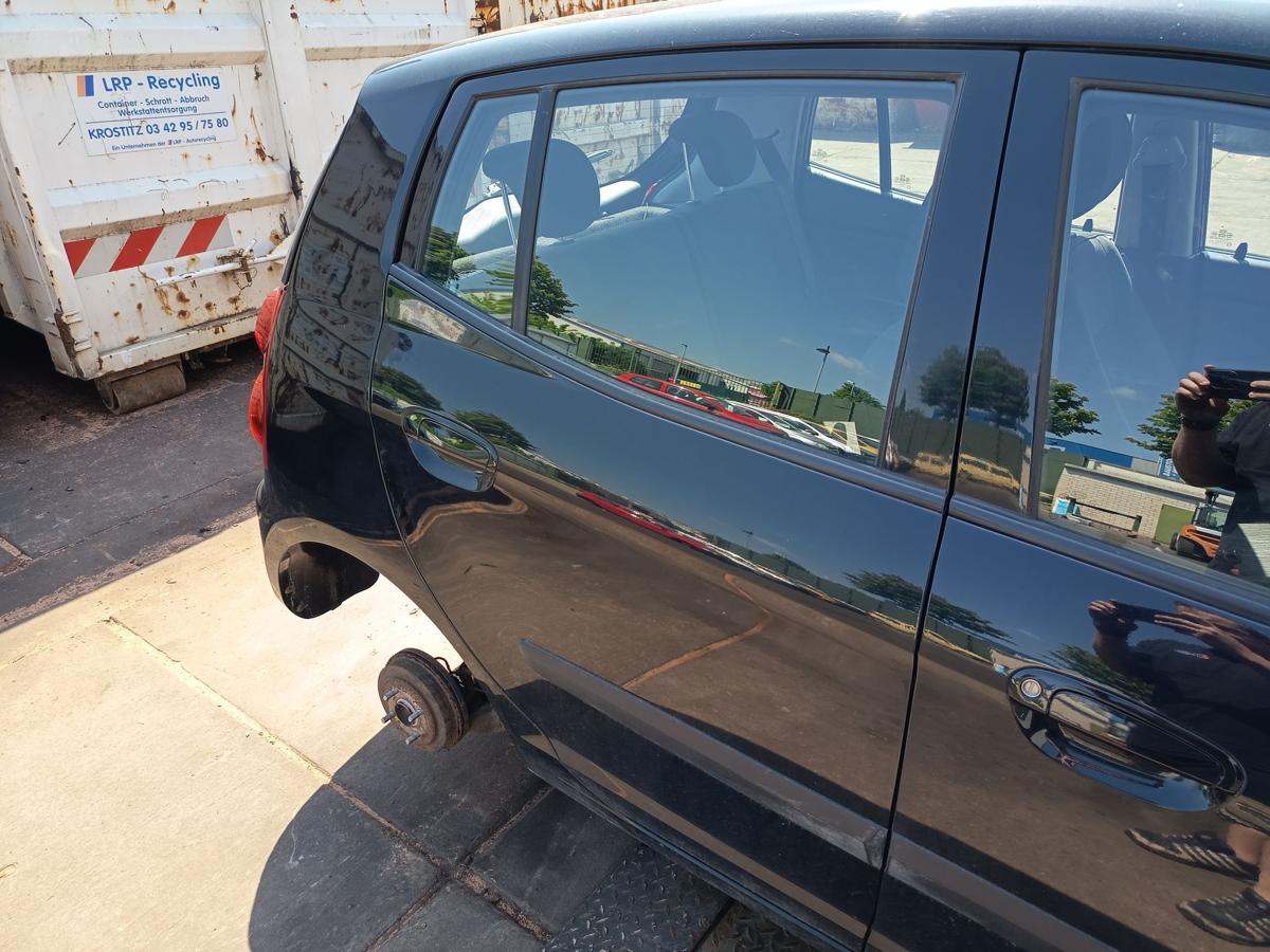 Kia Picanto BA original T&uuml;r hinten rechts Galaxy Black Baujahr 2009