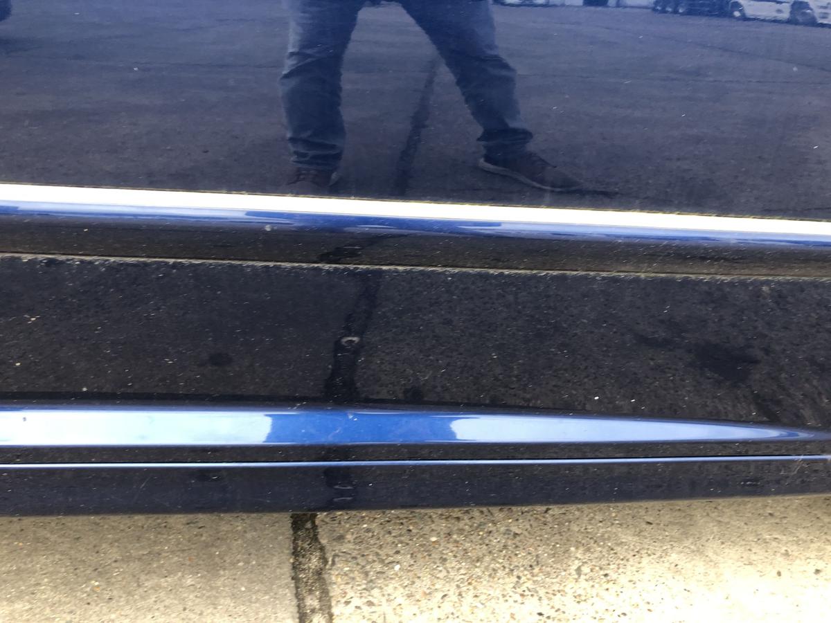 Peugeot 207SW T&uuml;r vorn rechts Beifahrert&uuml;r im Rohbau KPL Montebello blau