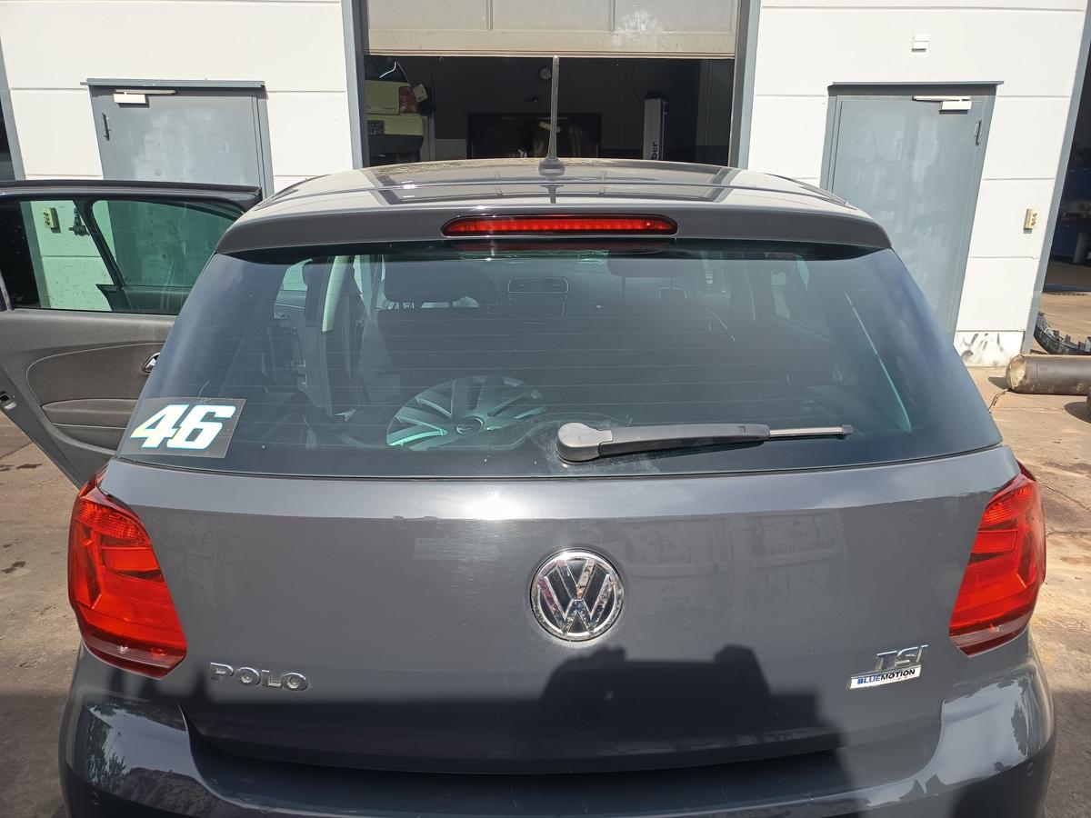 VW Polo V 6C original Heckklappe mit Scheibe Rohbau I7F Uranograu Bj 2014