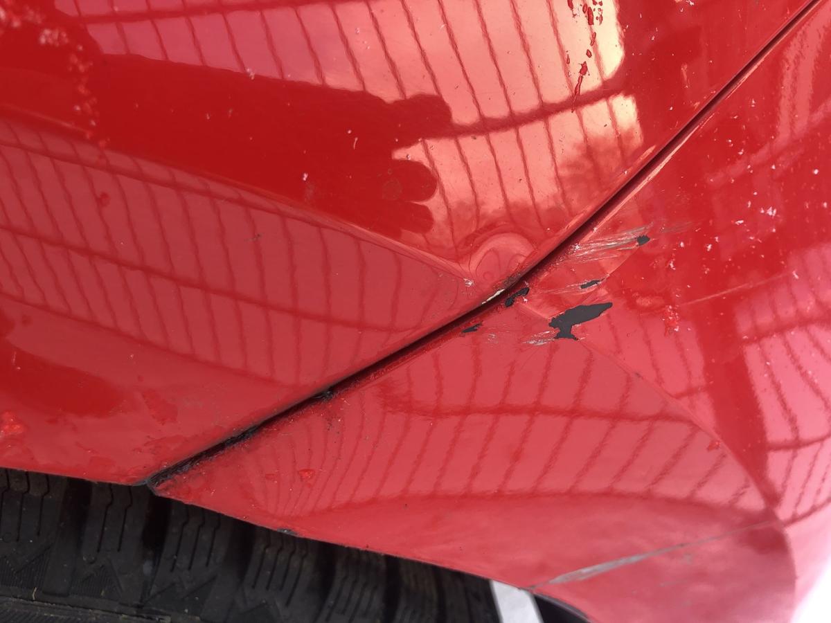 VW Polo 6R Stossf&auml;nger hinten LP3G Bumper Stossstange Hecksch&uuml;rze