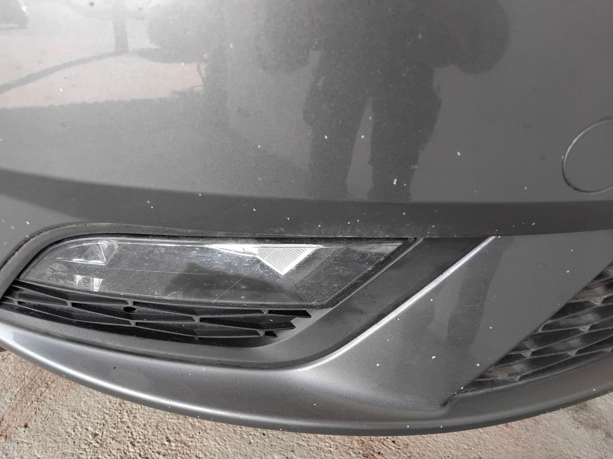 Seat Ibiza 6J Facelift original Stoßstange Stossfänger vorn BJ2012 LX7R lavagrau