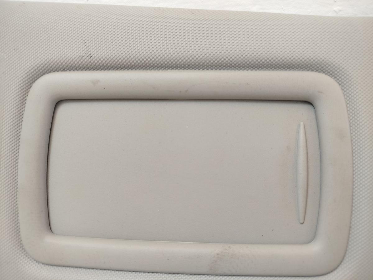 Renault Megane III 3 Sonnenblende vorn rechts mit Spiegel Fahrerseite grau beige