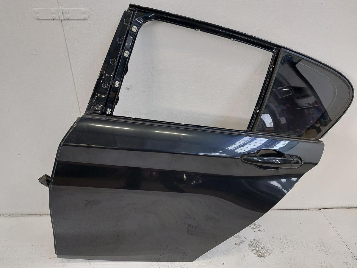BMW 1er F20 Tür hinten links Fondtür im Rohbau 475 Blacksaphire Metallic