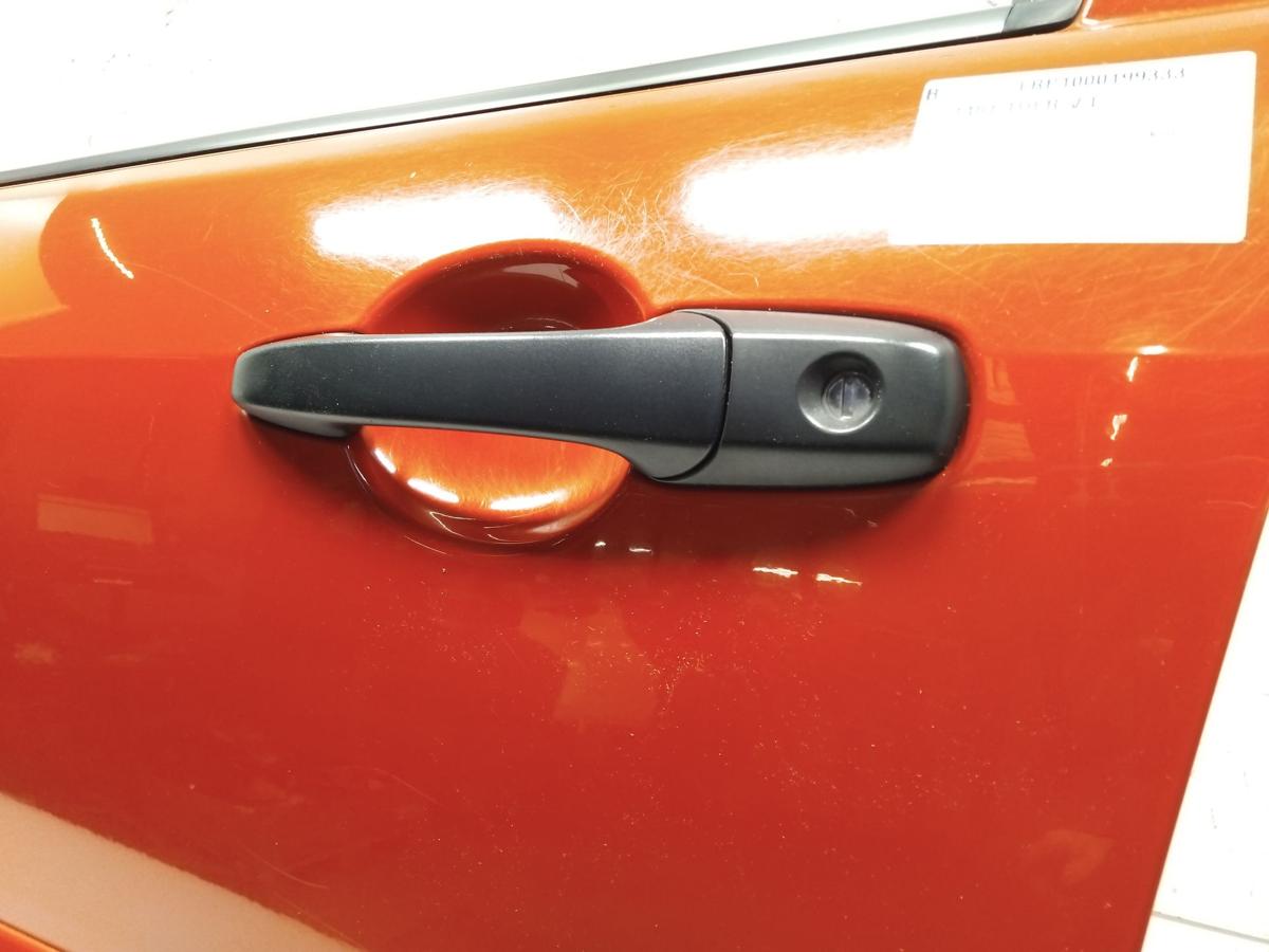 Mazda 2 DY T&uuml;r vorn links Fahrert&uuml;r rot Bj.2004