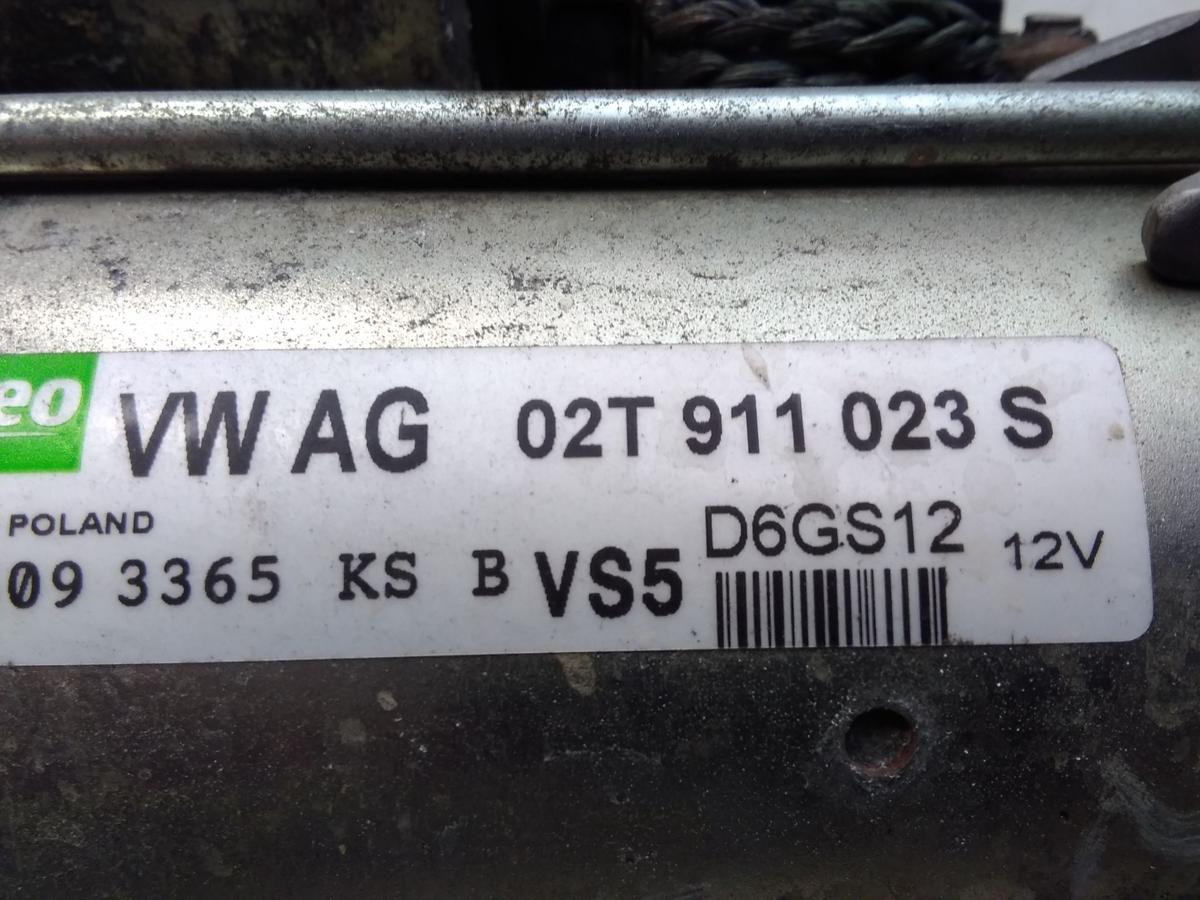 VW Golf 6 original Anlasser Starter 1.4 59kw CGGA Bj.2009 02T911023S