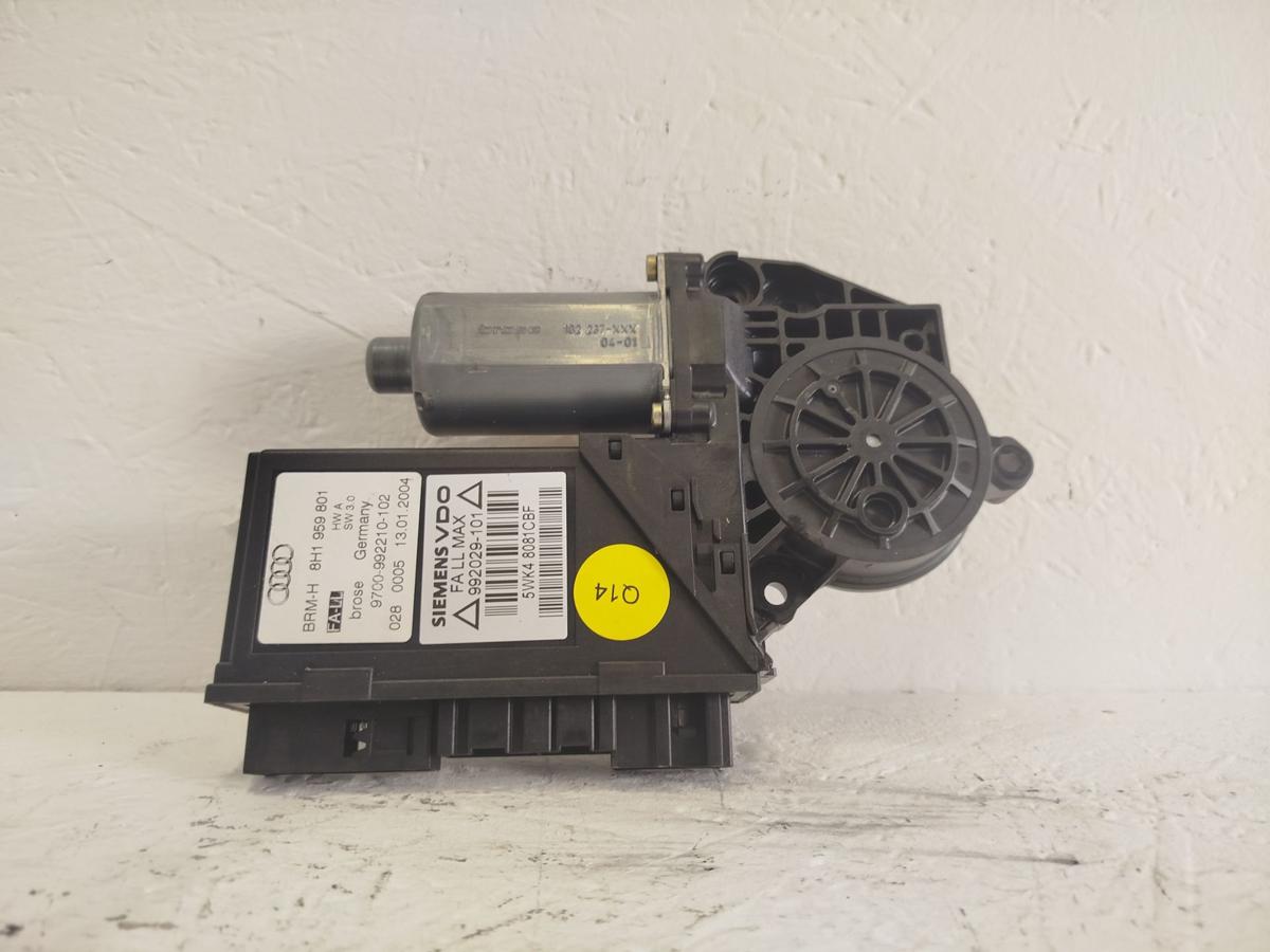 Audi A4 8H B6 Cabrio Fenterhebermotor vorn links Scheibenhebermotor VDO