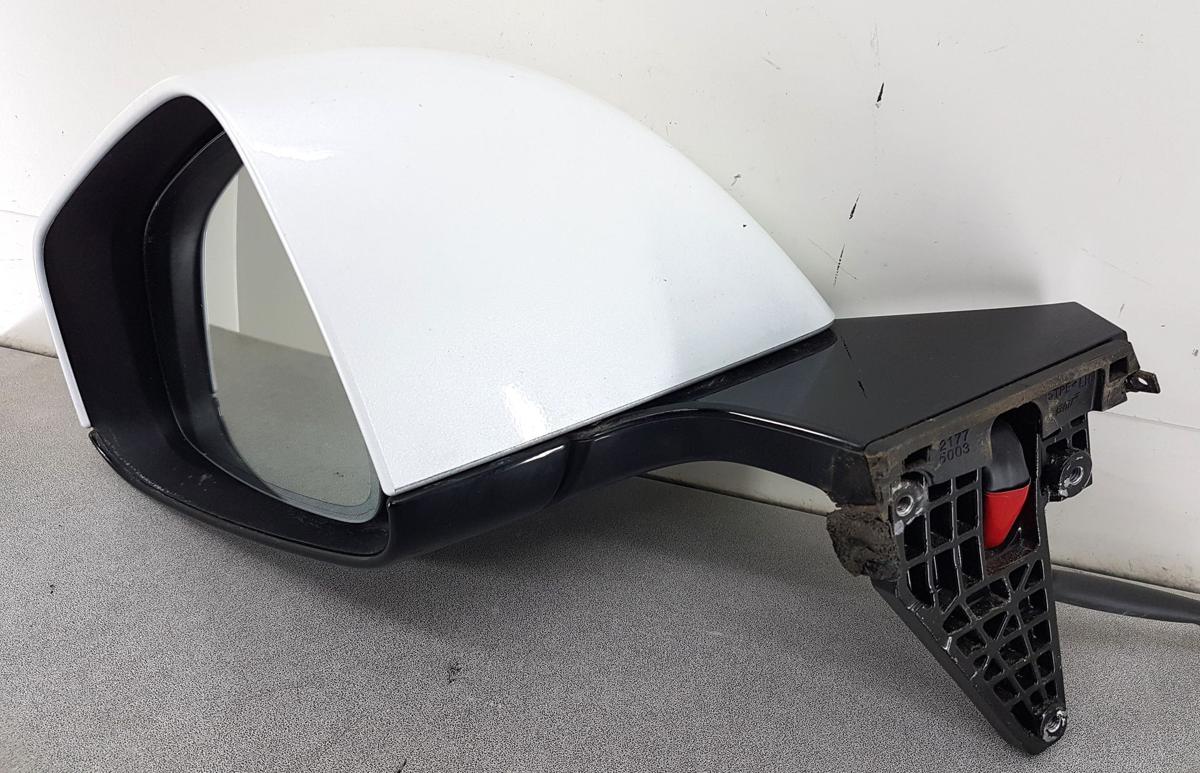 Tesla Model X Au&szlig;enspiegel links in PPSW White Water Pearl Bj2022 elek 13 Pins