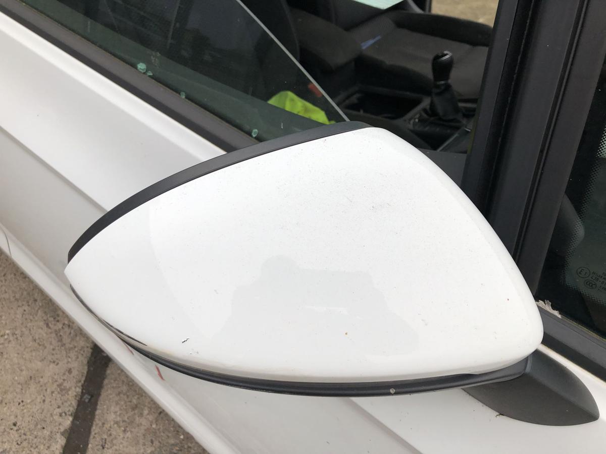 VW Golf Sportsvan AUV ab17 Außenspiegel rechts elek heizbar Blinker LC9A weiß