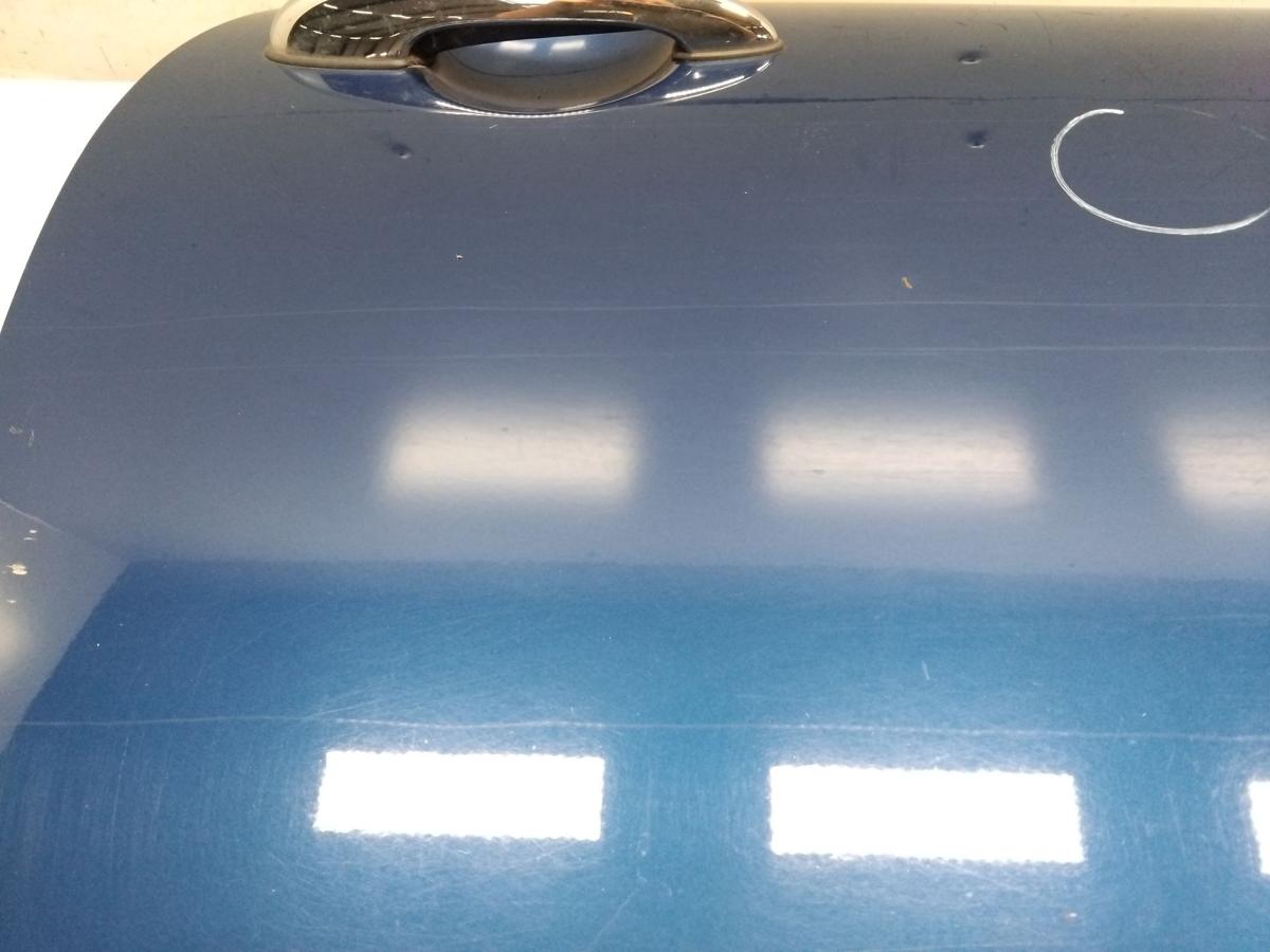 Mini Cooper R50 T&uuml;r rechts Beifahrert&uuml;r 862 Indi Blue Metallic BJ2001 M&auml;ngel