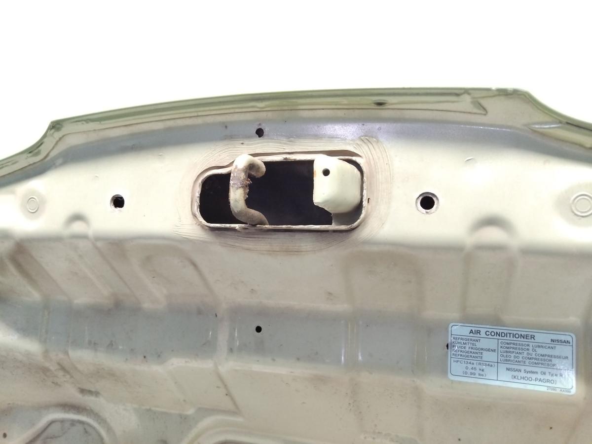 Nissan Micra K12 original Motorhaube J13 Seegrasgr&uuml;n Metallic BJ2003