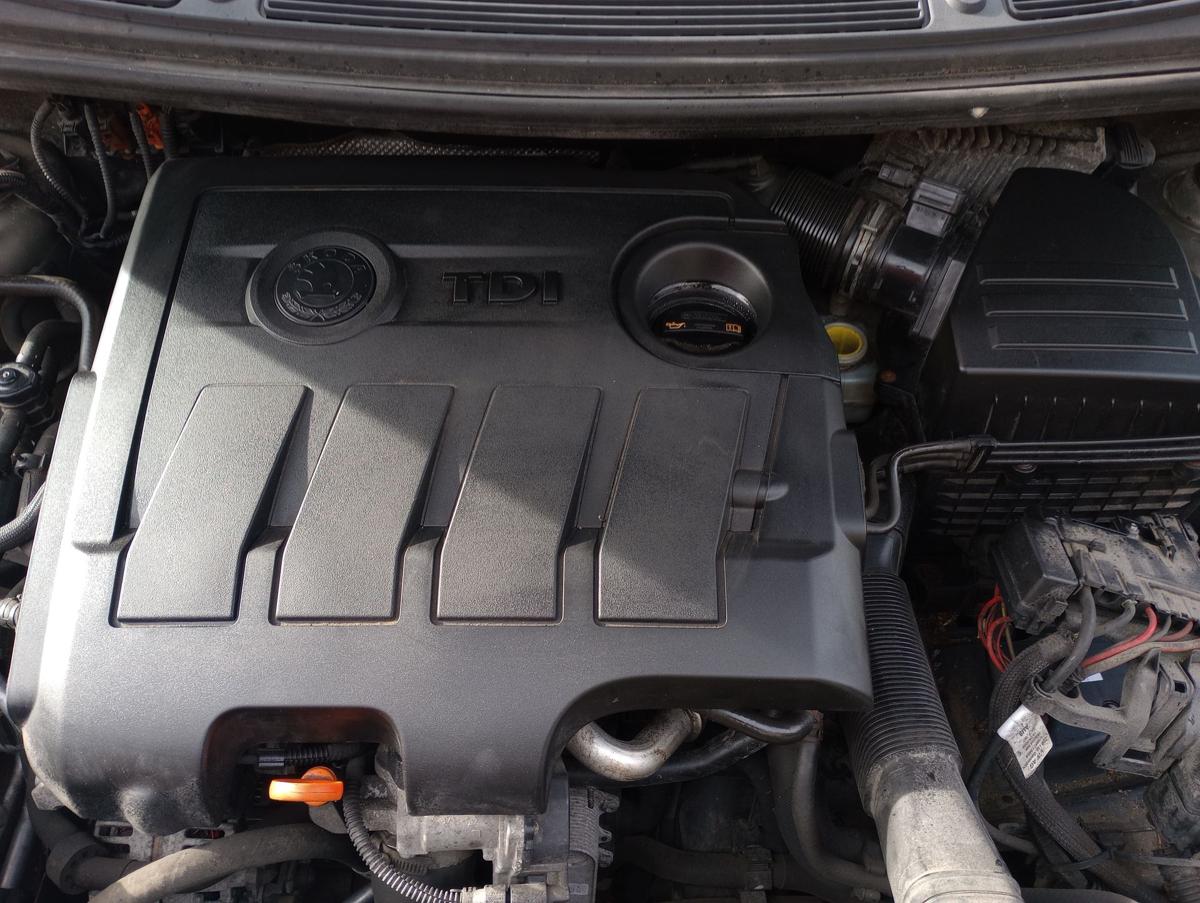 Skoda Fabia II orig Motor ohne Anbauteile 1.6l 66kW Diesel CAYB 175Tkm Bj 2010