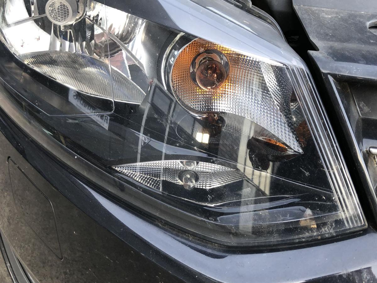 VW Polo 6R Scheinwerfer rechts Frontscheinwerfer Halogen OEM Valeo Lampe