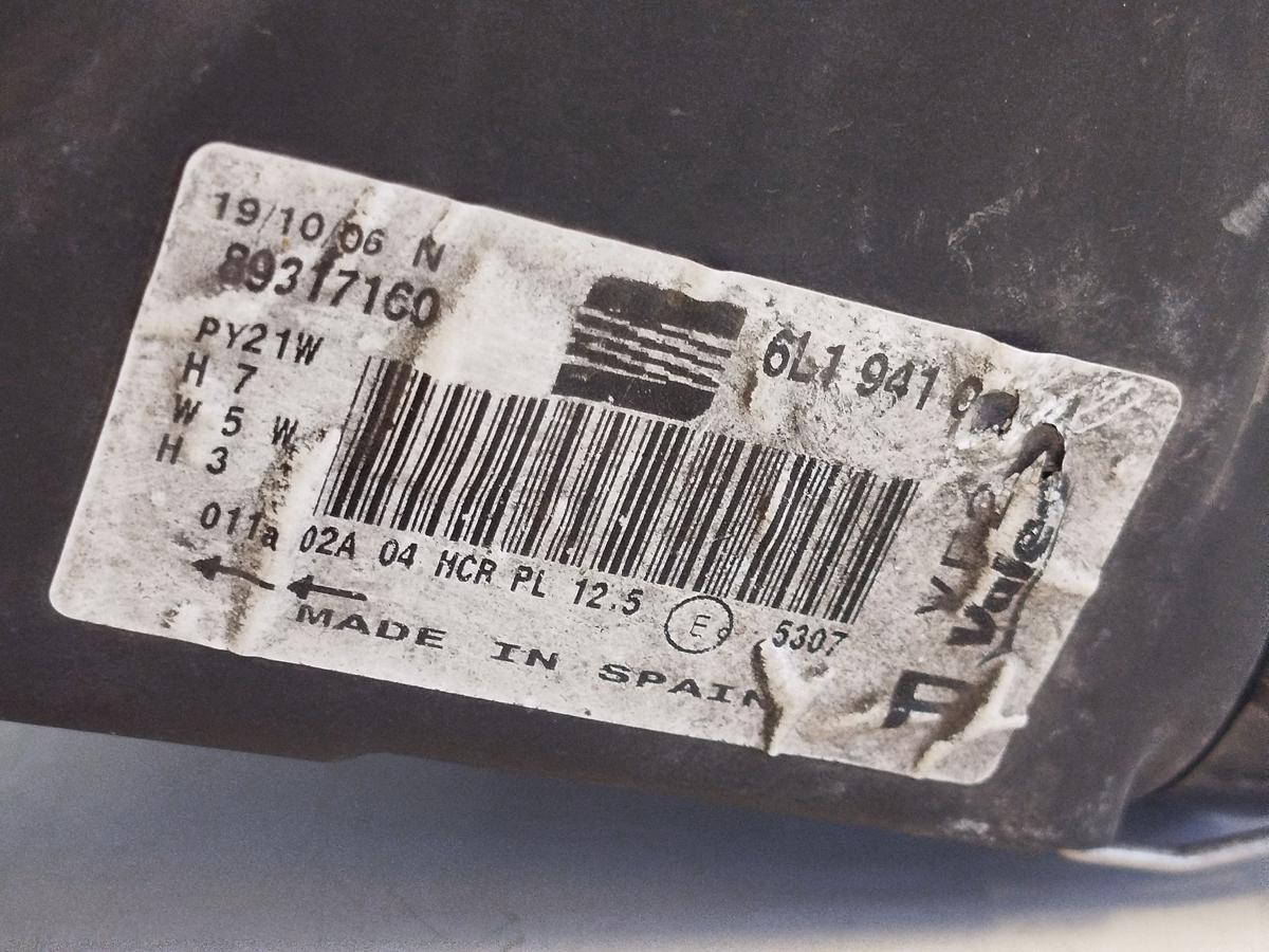 Seat Ibiza 6L Scheinwerfer rechts Doppelscheinwerfer Halogen Valeo OEM