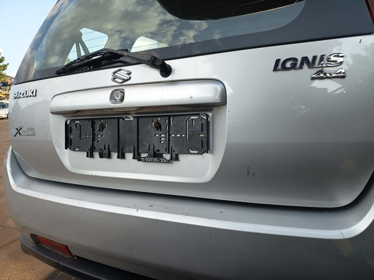 Suzuki Ignis II X45 original Heckklappe mit Scheibe Ez 2007 ZCC Silky Silver met